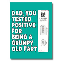 Grumpy Fart Positive Card